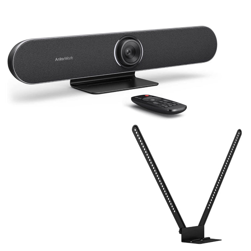 AnkerWork BR300 Video Bar and TV Mount Bundle