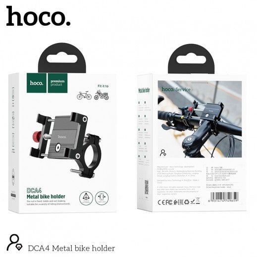 Hoco | DCA4 Bike Metal Phone Holder - Black