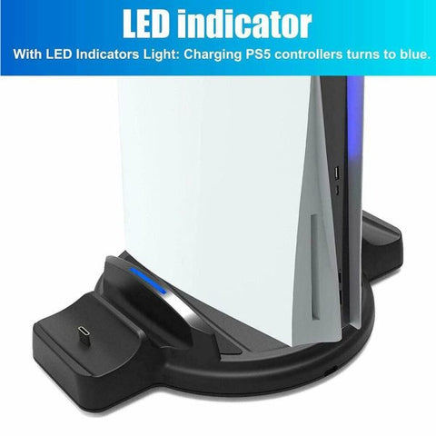 SND-465 dual Controller Charging Dock & Console Stand For P5