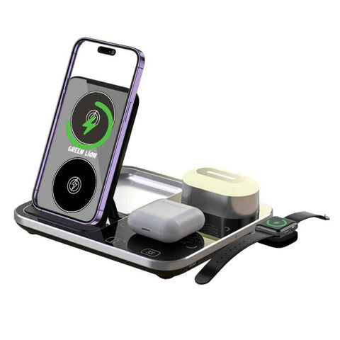 4-in-1 RGB Magnetic Foldable Wireless Charger
