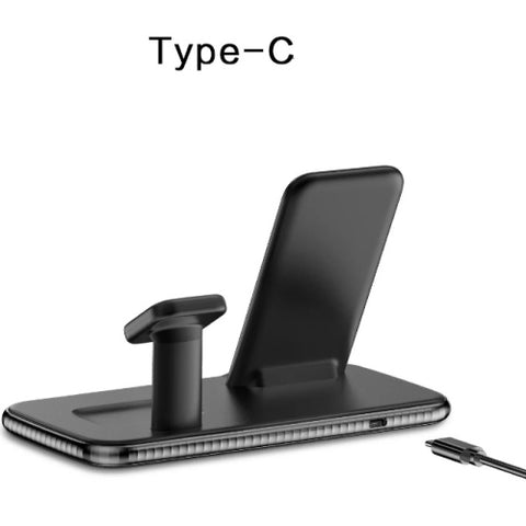 15W 4 in 1 Fast Wireless Charger Stand Qi Wireless Charging