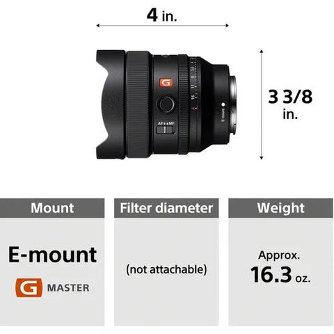 Sony FE 14mm f/1.8 GM Lens