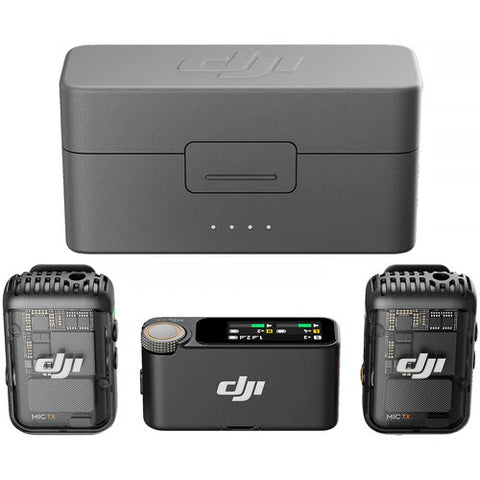 DJI Mic 2 Wireless Microphone Kit - (2 TX + 1 RX + Charging Case)