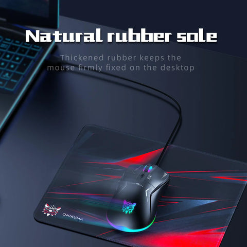 ONIKUMA TZ5006 5 in 1 Combo Gaming Set | Mouse/Keyboard/Headset/Headset stand/ Mousepad