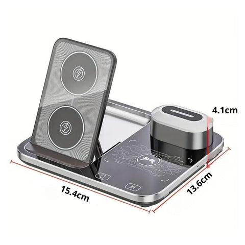 4-in-1 RGB Magnetic Foldable Wireless Charger