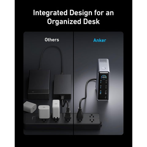 Prime Charging Docking Station (14-in-1, Dual Display, 160W)