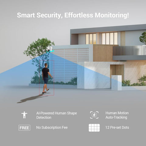Ezviz H8c 2K Pan & Tilt Wi-Fi Camera