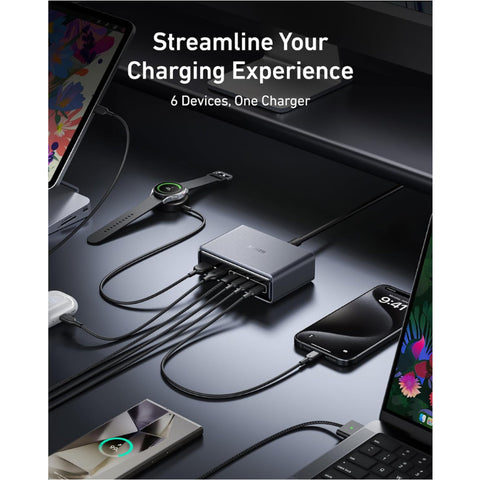 Prime Charger (200W, 6 Ports, GaN)