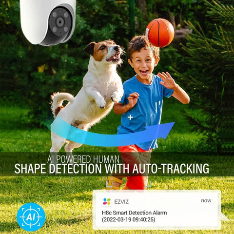 Ezviz H8c 2K Pan & Tilt Wi-Fi Camera