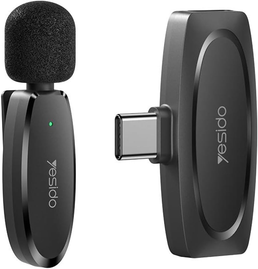YESIDO KR11 Wireless Lavalier Microphone| Type-C