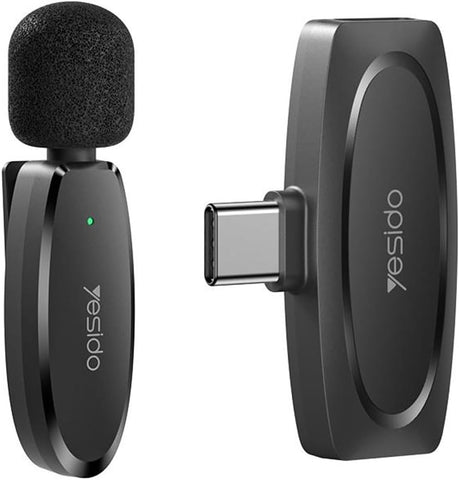 YESIDO KR11 Wireless Lavalier Microphone| Type-C