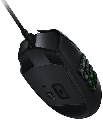 Razer (RZ01-02410100-R31) Naga Trinity MOBA / MMO Modular Wired Gaming Mouse - Black