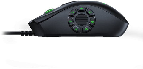 Razer (RZ01-02410100-R31) Naga Trinity MOBA / MMO Modular Wired Gaming Mouse - Black