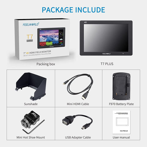 FEELWORLD T7 Plus Monitor, 7 Inch