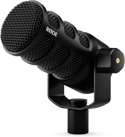 RØDE PodMic USB Versatile Dynamic Broadcast Microphone With XLR and USB Connectivity for Podcasting, Streaming, Gaming, Music-Making and Content Creation