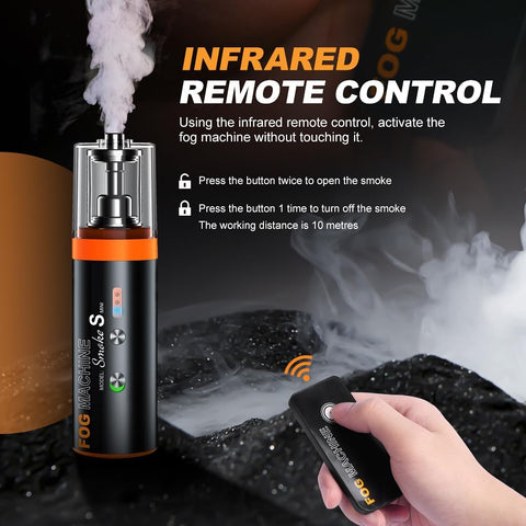 LENSGO Smoke S Mini Fog Machine Smoke Machine with Remote Control