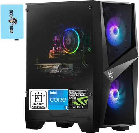 MSI(12NUC5-066CA)CODEX R GAMING DESKTOP I5-12400F.16GB.1TB SSD.RTX4060 8GB