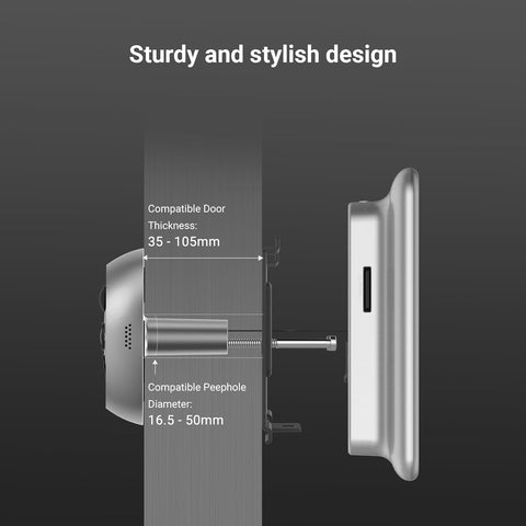 EZVIZ Door Peephole Camera - 1080P Video
