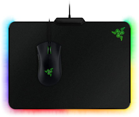Razer (RZ02-01350100-RM1) Firefly Chroma Medium Gaming Mouse Pad - Black