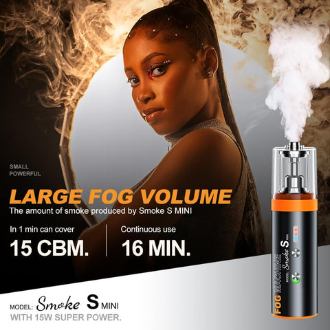 LENSGO Smoke S Mini Fog Machine Smoke Machine with Remote Control