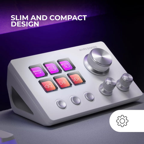 MSD-Two Compact Control Deck, 6 Adjustable LCD Buttons