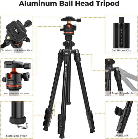 K&F TRIPOD K234A BALLHEAD