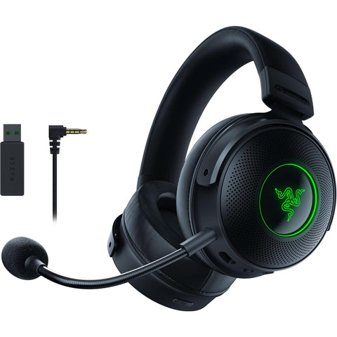 Razer (RZ04-03460100-R3M1) Kraken V3 Pro Wireless Gaming Headset - Haptic Technology - RGB - Black