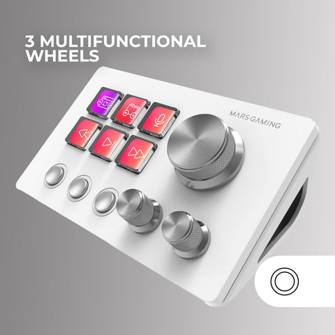 MSD-Two Compact Control Deck, 6 Adjustable LCD Buttons