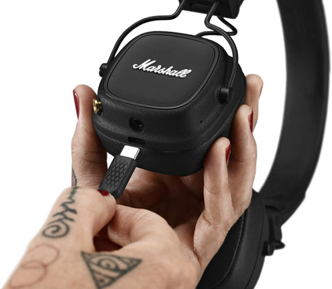 Marshall Major IV On-Ear Bluetooth Headphone | Black