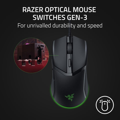 Razer (RZ01-04650100-R3M1) Cobra Wired Gaming Mouse - RGB - Black