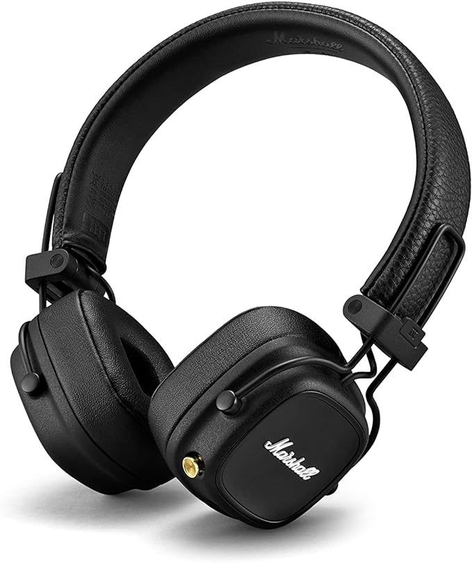 Marshall Major IV On-Ear Bluetooth Headphone | Black