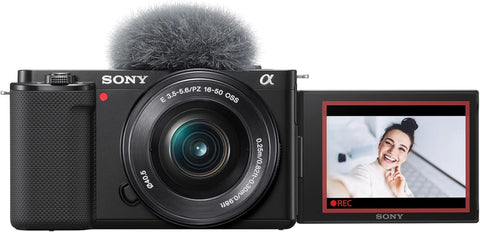 Sony Alpha ZV-E10 - APS-C Interchangeable Lens Mirrorless Vlog Camera Kit