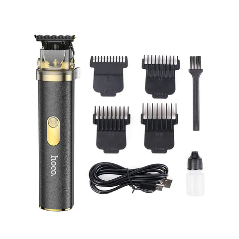 Hoco HP22 Retro Design Engraving Electric Hair Clipper Black