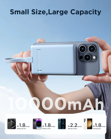 JOYROOM | JR-PBM01 20W Power Bank 10000mAh with Built-in Cable&Kickstand
