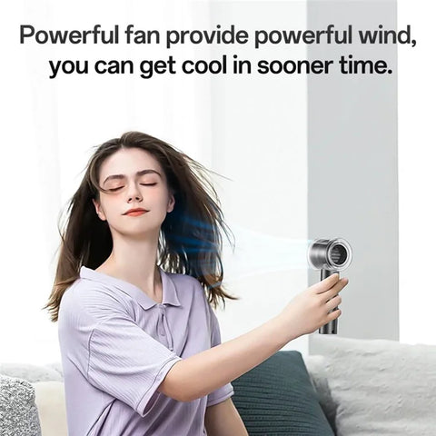 YESIDO YF14 5 Speeds Adjustable 14000 RPM Turbo Fan Mini Hair Dryer