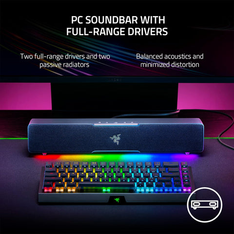 Razer (RZ05-04280100-R31) Leviathan V2 X Gaming BT Soundbar and Subwoofer - Black