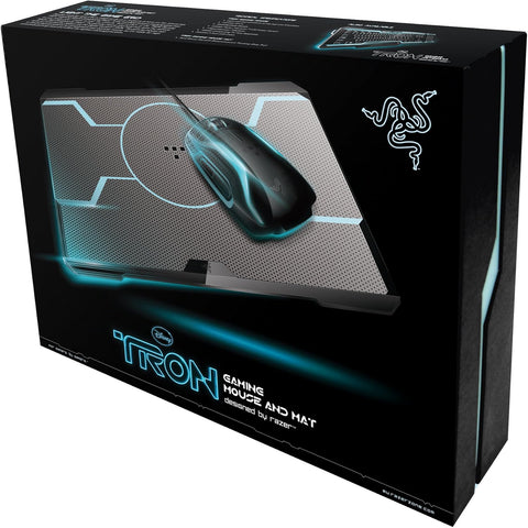 Razer (RZ84-00520100-B1G1) Tron Wired Gaming Mouse and MousePad Bundle - Black/Blue