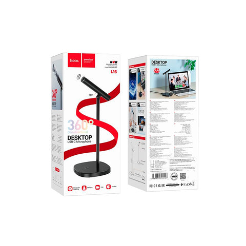 Microphone Hoco Mike L16 USB – Black