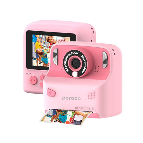 Porodo Lifestyle Kids Print Camera Thermal Printing 1080P