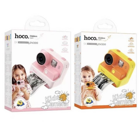 HOCO DV200 Kids Camera For Instant Photo Prints - Pink