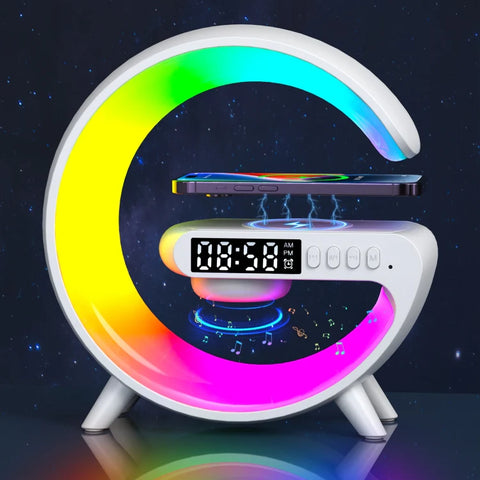 G69 G Shape Smart Bluetooth Speaker Support Wireless Charger