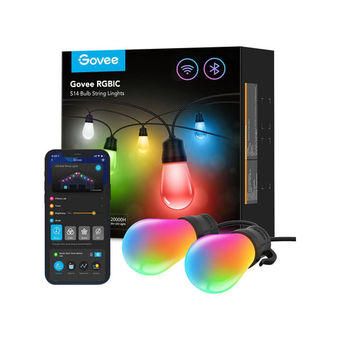 Govee RGBIC Bulb String Lights