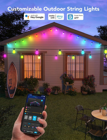 Govee RGBIC Bulb String Lights