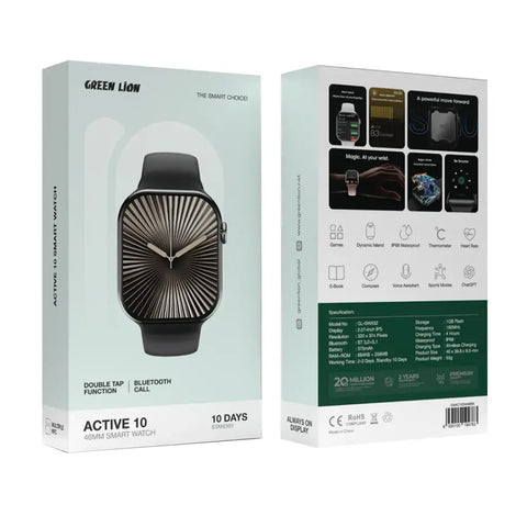 Green Lion | Active 10 46MM Smart Watch
