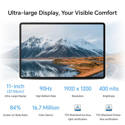 HONOR Pad X8a Wi-Fi Tablet with Free Flip-Cover | 128GB/8GB