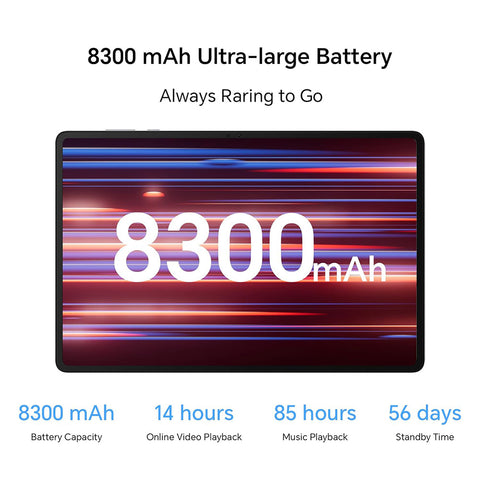 HONOR Pad X8a Wi-Fi Tablet with Free Flip-Cover | 128GB/8GB