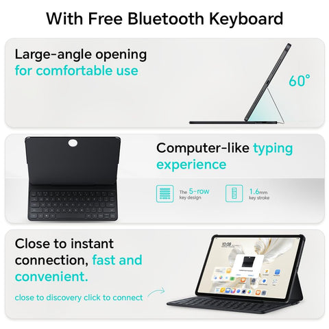 Honor Pad 9 WiFi Tablet with Free Bluetooth Keyboard | 256GB/16GB