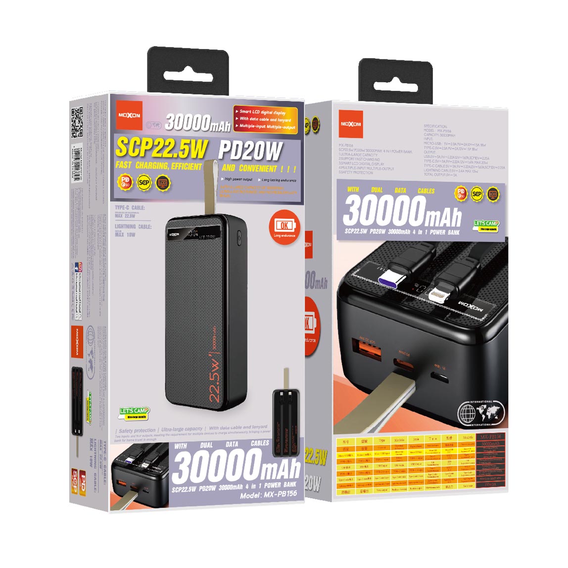 Moxom | PB156 Power Bank (30000mAh)