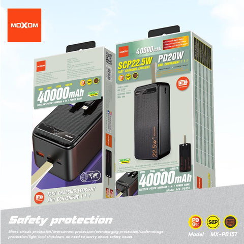 Moxom | PB157 Power Bank (40000mAh)