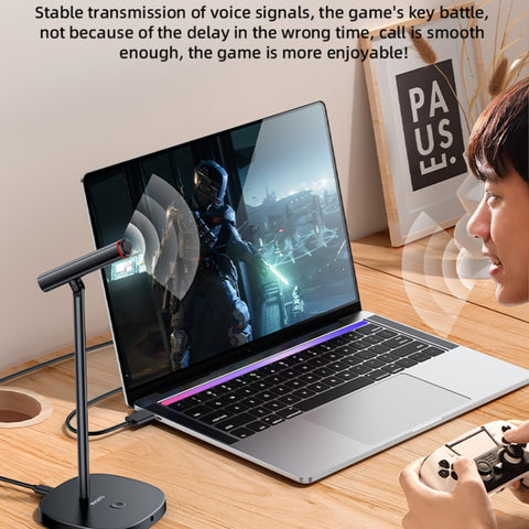 YESIDO KR18 | 360 Degree Omnidirectional Desktop USB-C Microphone